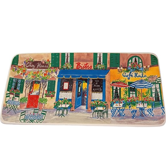 Vintage Anne Ormsby Santa Barbara Bistro Platter and Three Plates - Picture 5 of 13